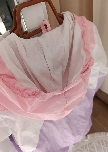 9 Yaş Beden pembe Renk Kız Çocuk Rüzgarlık , Fermuarlı