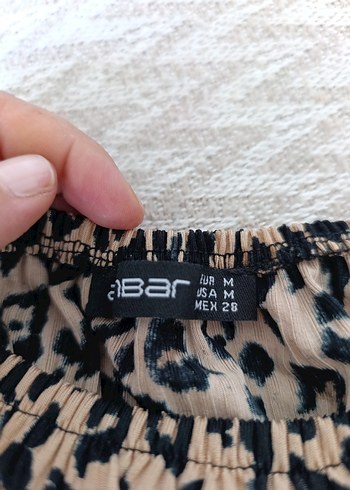 Diğer Kadın Leopar Desenli Mini Tulum