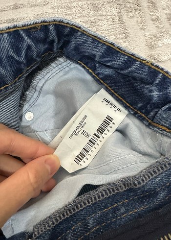 Trendyol & Milla Kadın Lacivert Midi Boy Kot Pantolon