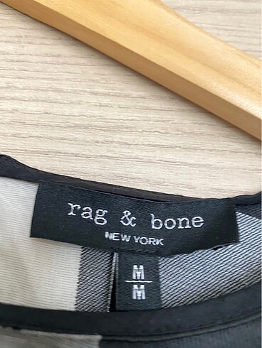 Rag & Bone Kareli yazlık elbise