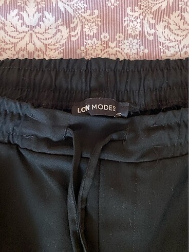 40 Beden siyah Renk Siyah pantalon kumaş