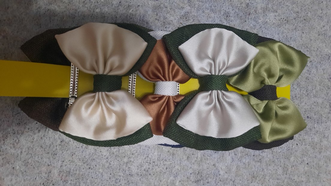 Mavi Saten Fiyonk Kadın Saç Aksesuarı - Görsel 2