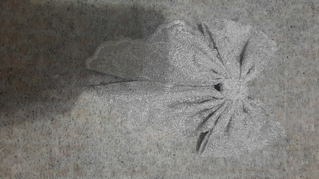 Bej Büyük Fiyonk Saç Aksesuarı - Görsel 2