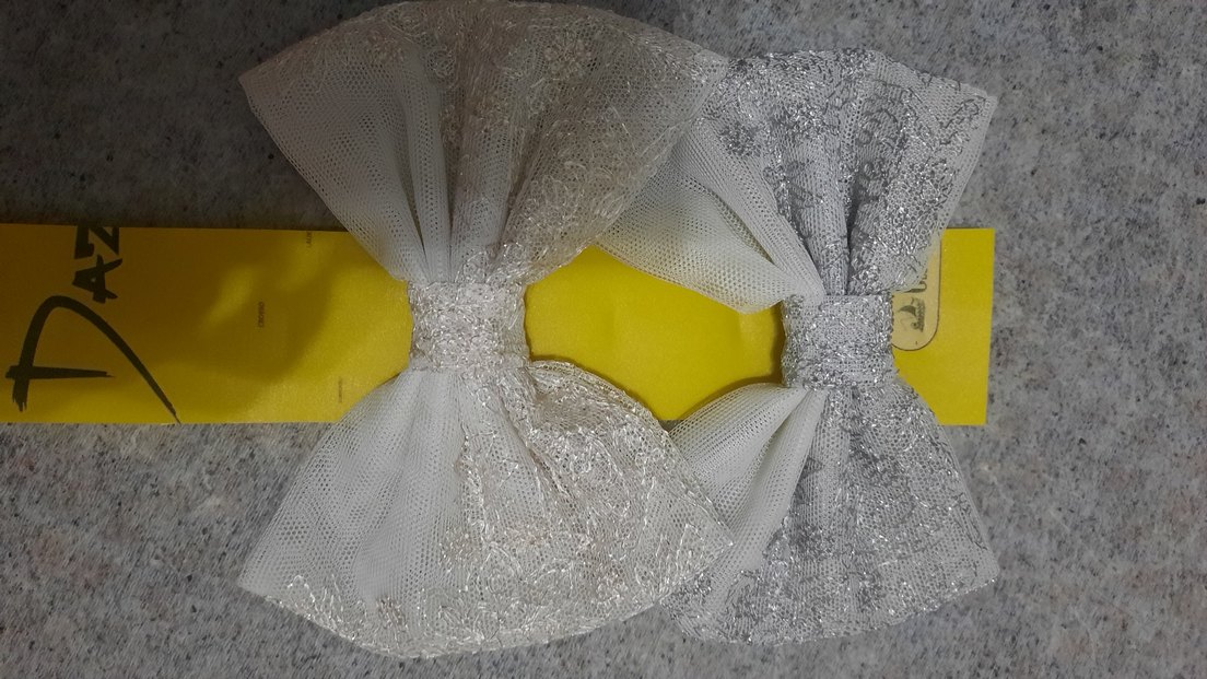 Bej Büyük Fiyonk Saç Aksesuarı - Görsel 4