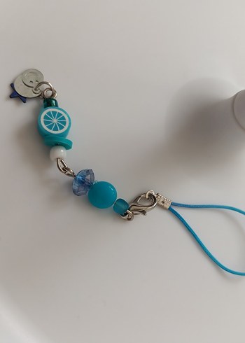 Bordo Boncuklu Çiçekli Kadın Charm - Görsel 11