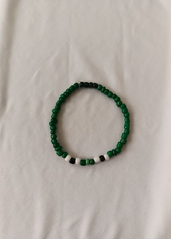 Minimalist Kadın Yeşil Boncuk Bileklik