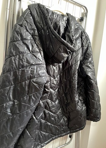 İnce mont siyah - Görsel 2