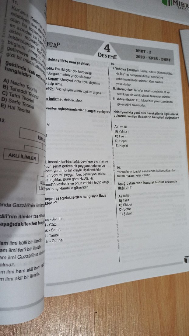 2020 DHBT Çözümlü Deneme Kitapları Seti - Görsel 2