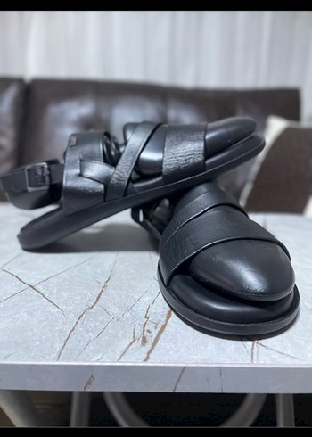 İNCİ MARKA HAKİKİ DERİ Erkek  Sandalet - Görsel 4