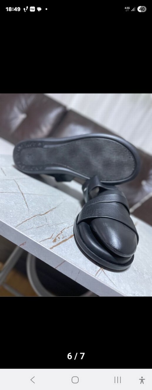 İNCİ MARKA HAKİKİ DERİ Erkek  Sandalet - Görsel 5