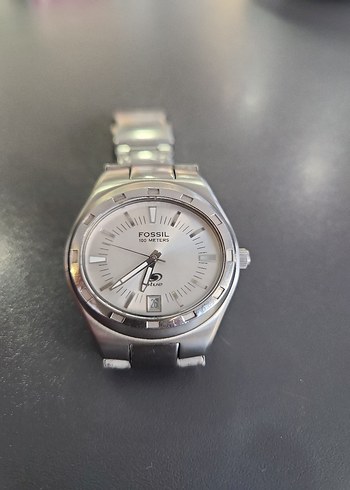 Fossil Erkek Gri Metal Saat