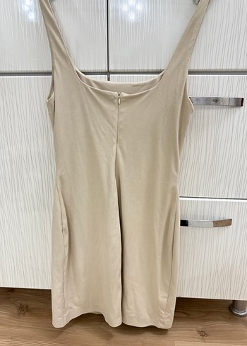 Bej Keten Mini bershka - Görsel 3