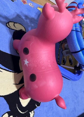 Pembe Renkte Geyik Figürlü Oyuncak - Görsel 2