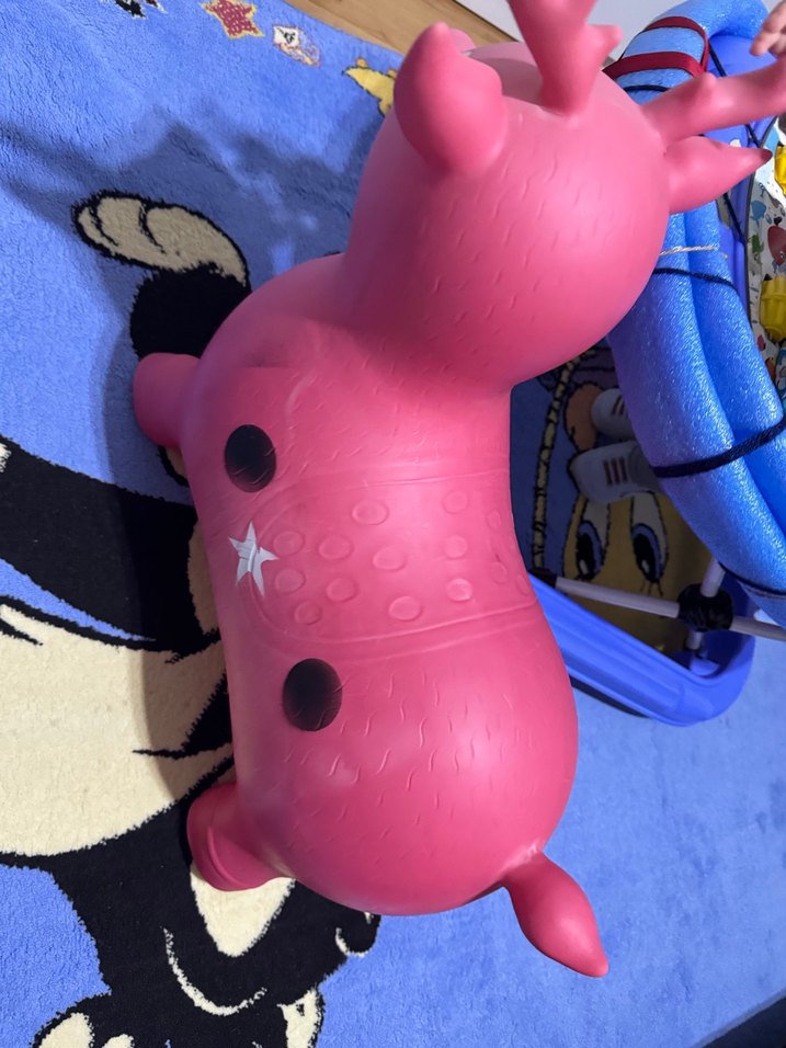 Pembe Renkte Geyik Figürlü Oyuncak - Görsel 2