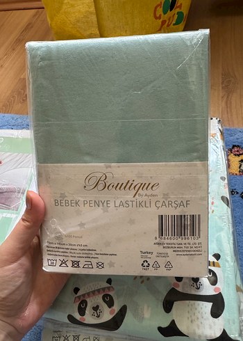 Bebek penye lastikli çarşaf - Görsel 2