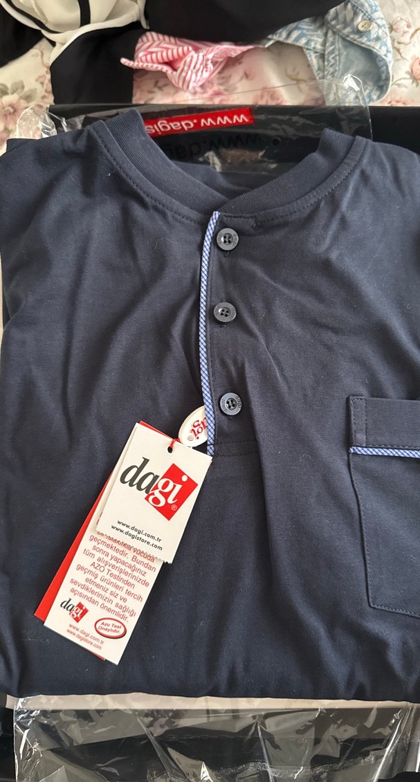 Dagi lacivert pijama takımı - Görsel 3