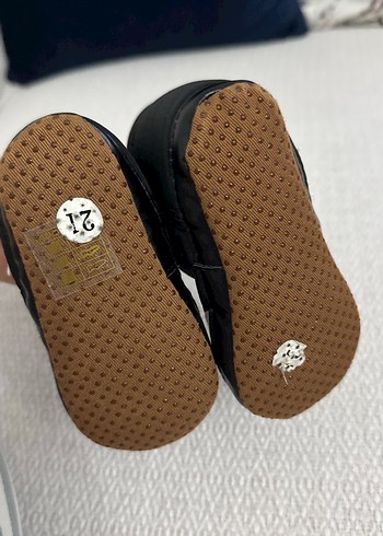 Kürklü Erkek Bebek Botu Siyah Beyaz - Görsel 3