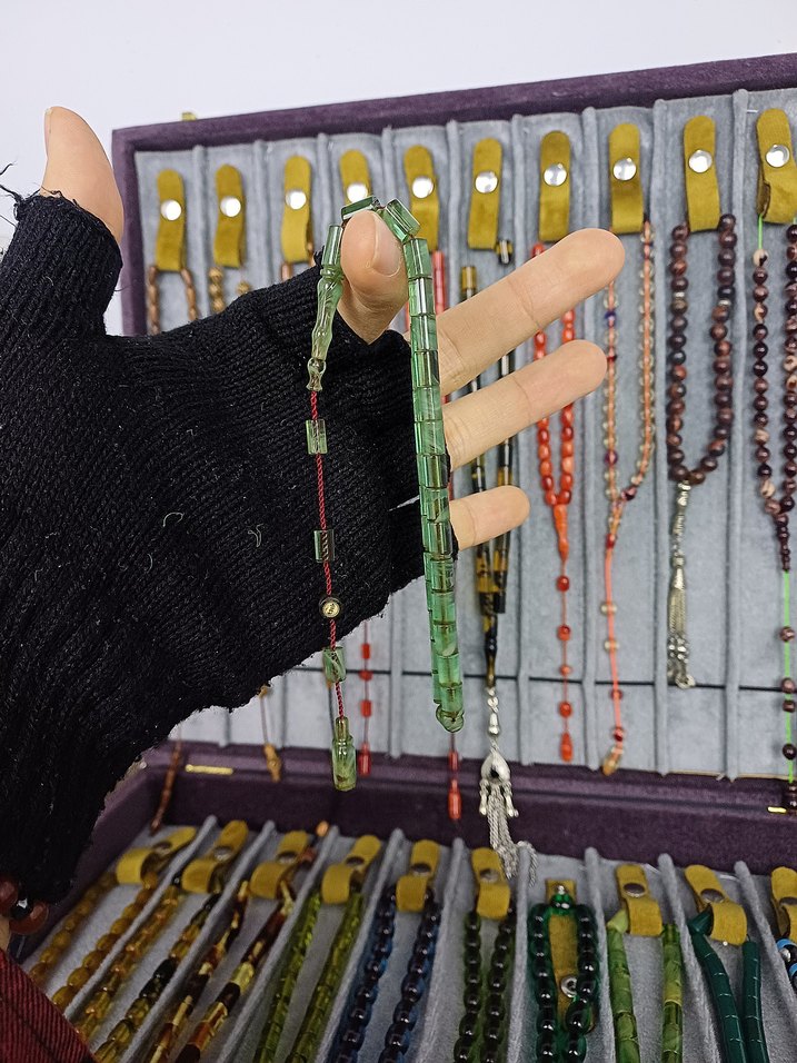 Muhammed Tacir Usta İşçilik Sistemli Püskül Kesme Tesbih - Görsel 4