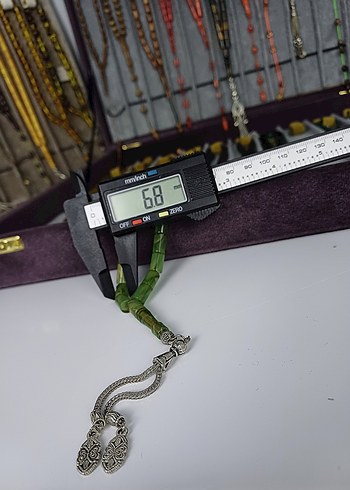 Furkan Gül Usta İşçilik Pirinç Püsküllü Kesme Tesbih - Görsel 6