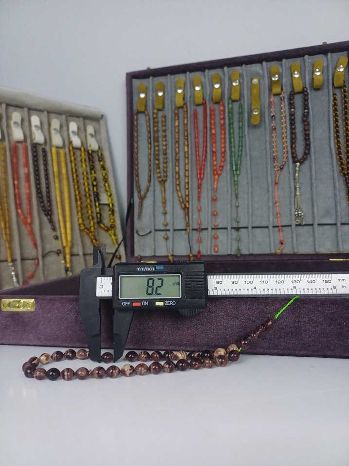 Muhammed Tacir Usta İşçilik & İmzalı Sistemli   Tesbih - Görsel 4