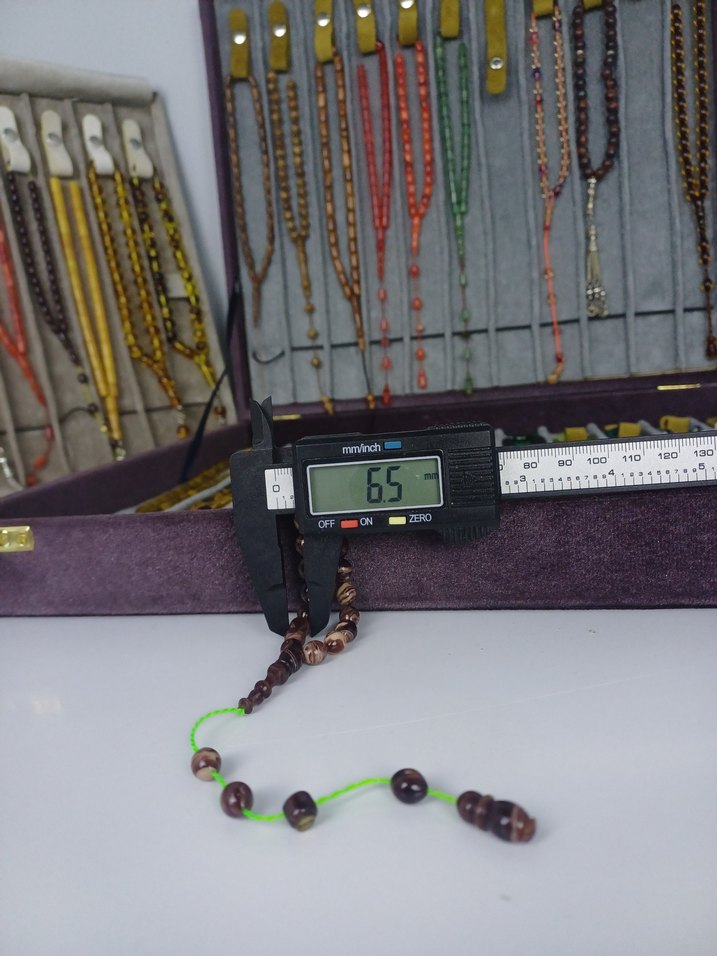 Muhammed Tacir Usta İşçilik & İmzalı Sistemli   Tesbih - Görsel 5