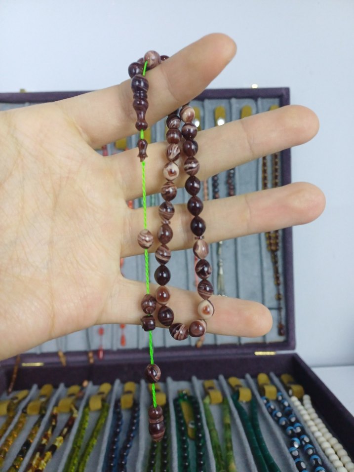 Muhammed Tacir Usta İşçilik & İmzalı Sistemli   Tesbih - Görsel 3