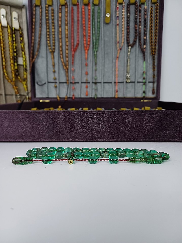 Muhammed Tacir Usta İşçilik & İmzalı Sistemli Tesbih - Görsel 4