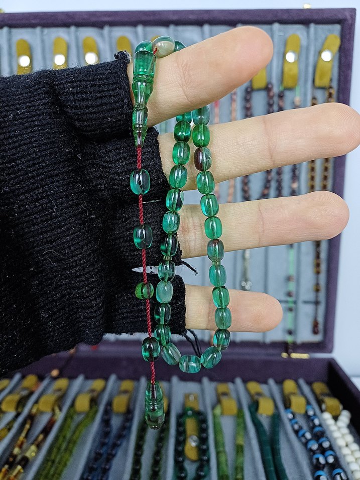 Muhammed Tacir Usta İşçilik & İmzalı Sistemli Tesbih - Görsel 2