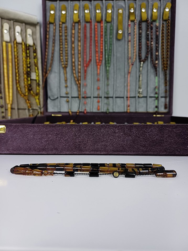 Muhammed Tacir Usta İşçilik & İmzalı Sistemli Tesbih - Görsel 3