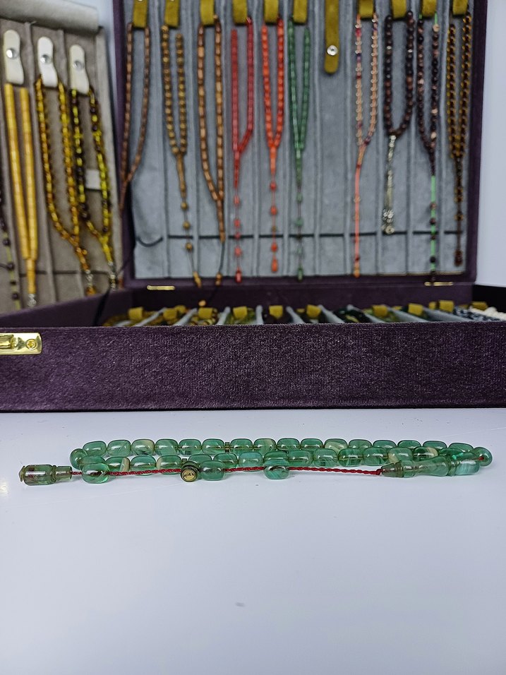 Muhammed Tacir Usta İşçilik & İmzalı Sistemli Tesbih - Görsel 2