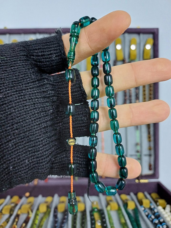 Muhammed Tacir Usta İşçilik & İmzalı Sistemli Tesbih - Görsel 3