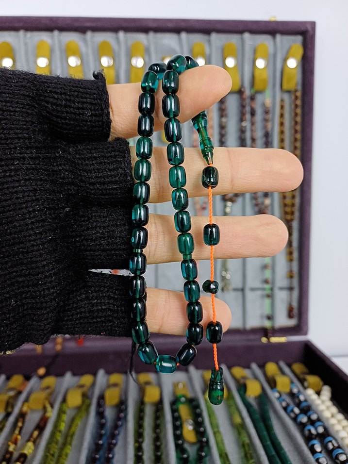 Muhammed Tacir Usta İşçilik & İmzalı Sistemli Tesbih - Görsel 4