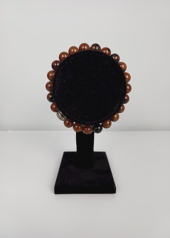 Obsidyen Taşından Bileklik - Görsel 2