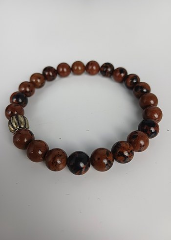 Obsidyen Taşından Bileklik - Görsel 3