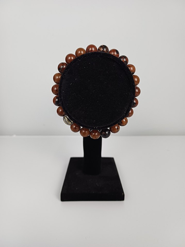 Obsidyen Taşından Bileklik - Görsel 2