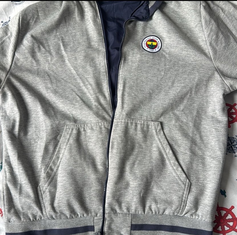 Fenerbahçe çift taraflı mont - Görsel 3