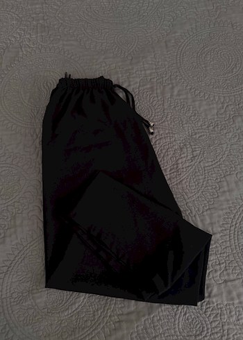 Siyah Kadın Salaş bol paça - Görsel 2