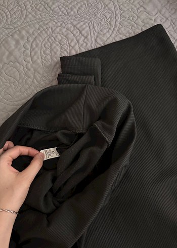 Siyah Kadın Uzun Kumaş Pantolon - Görsel 3