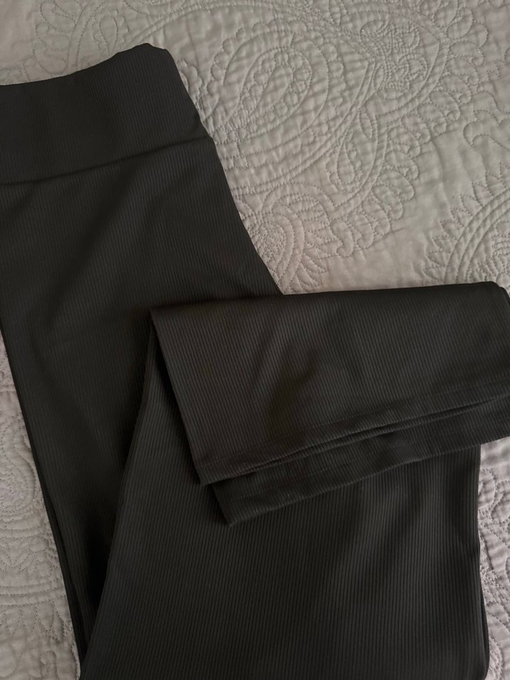 Siyah Kadın Uzun Kumaş Pantolon - Görsel 2