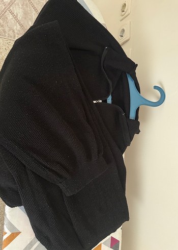 Bol paçalı triko takım - Görsel 3