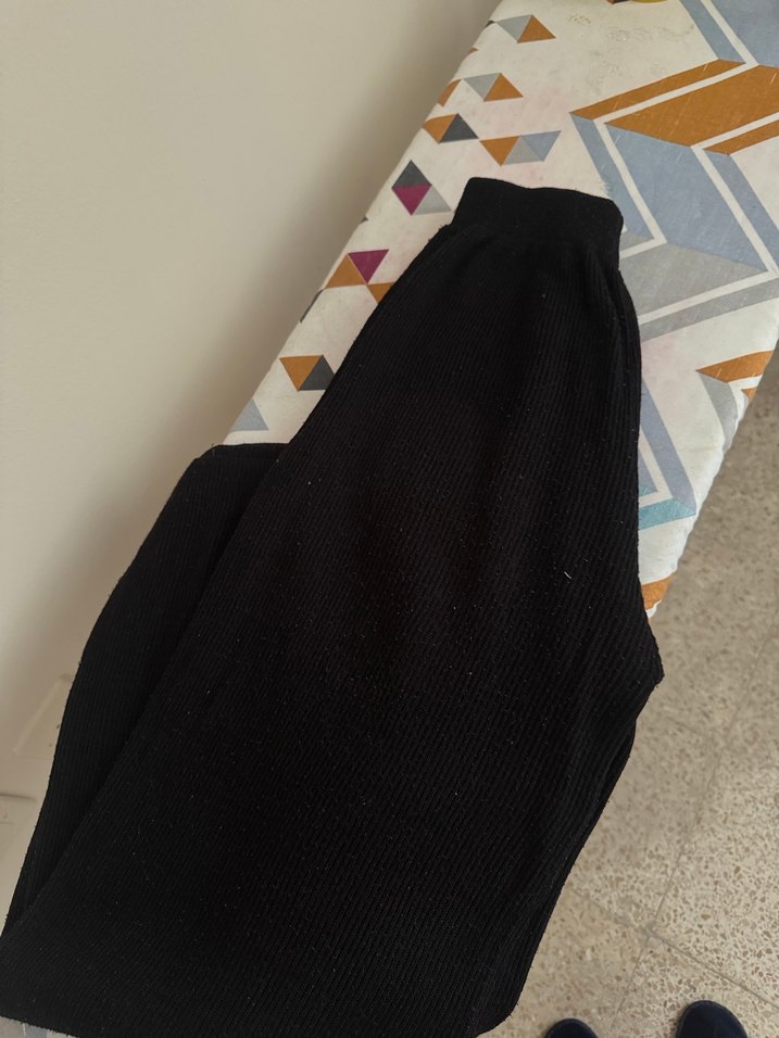 Bol paçalı triko takım - Görsel 4