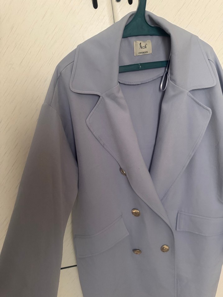 Düğmeli Blazer Ceket - Görsel 3