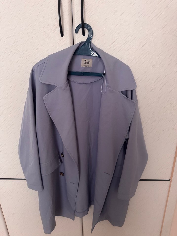 Düğmeli Blazer Ceket - Görsel 4