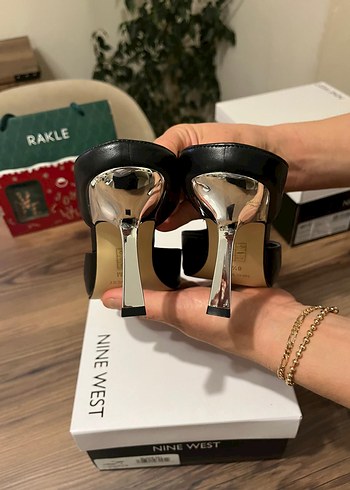 38 Beden siyah Renk Nine West Kadın Siyah Stiletto Topuklu Ayakkabı