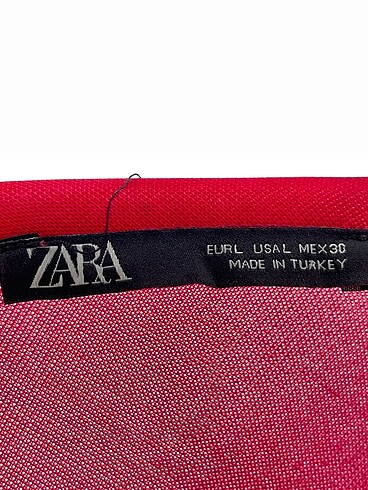 l Beden kırmızı Renk Zara Midi Etek %70 İndirimli.