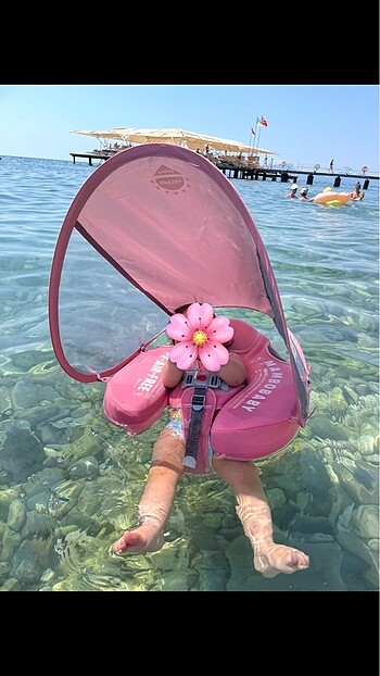 Mambobaby Güneş Korumalı UPF50 Gölgelikli Emniyet Kilitli Bebek 