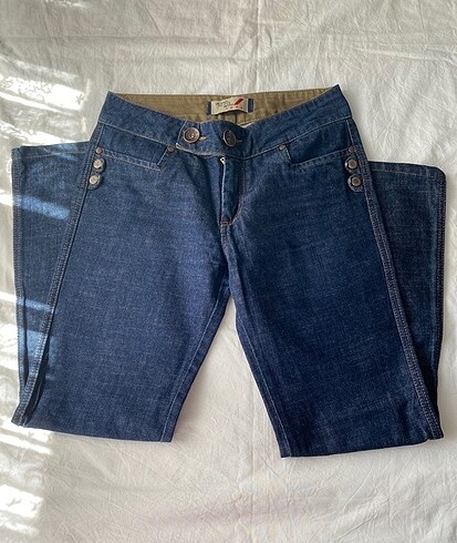y2k flare jeans koyu kot pantolon