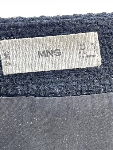 34 Beden siyah Renk Mango Mini Etek %70 İndirimli.