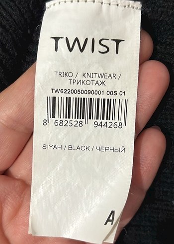 s Beden Twist crop triko sweatshırt