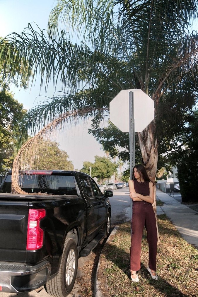 Bordo straight fit jean - Görsel 4